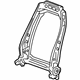 GM 13551364 Seat Back Frame, Front GM 13551364 Seat Back Frame, Front