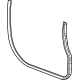 GM 85137397 Door Weatherstrip, Driver Side GM 85137397 Door Weatherstrip, Driver Side