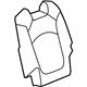 GM 15900822 Seat Back Cover, Rear Passenger Side