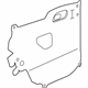 GM 42520904 Water Deflector, Inner Passenger Side GM 42520904 Water Deflector, Inner Passenger Side