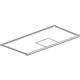 GM 23438820 Luggage Cover, Rear GM 23438820 Luggage Cover, Rear