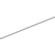 GM 84561322 Molding, Driver Side GM 84561322 Molding, Driver Side