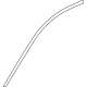 GM 84028379 Frame Molding, Silver, Front Upper Passenger Side GM 84028379 Frame Molding, Silver, Front Upper Passenger Side