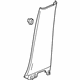 GM 39137942 Lower Center Pillar Trim, Black; Gray, Inner Passenger Side