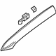GM 39216587 Windshield Pillar Trim, Gray, Passenger Side