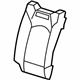 GM 23319391 Seat Back Pad, Driver Side GM 23319391 Seat Back Pad, Driver Side