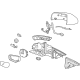 GM 87840331 Mirror Assembly, Rear Driver Side GM 87840331 Mirror Assembly, Rear Driver Side