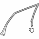 GM 25972224 Frame Molding, Rear Upper Passenger Side GM 25972224 Frame Molding, Rear Upper Passenger Side
