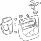 GM 23143894 Door Trim Panel, Driver Side GM 23143894 Door Trim Panel, Driver Side