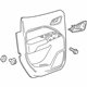 GM 84725426 Door Trim Panel, Gray, Rear Driver Side GM 84725426 Door Trim Panel, Gray, Rear Driver Side