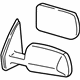 GM 15593663 Mirror, Rear Driver Side GM 15593663 Mirror, Rear Driver Side