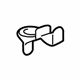 GM 23440838 Side Reinforcement Bracket, Front Lower Driver Side GM 23440838 Side Reinforcement Bracket, Front Lower Driver Side