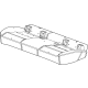 GM 26532967 Pad, Rear Seat Cushion GM 26532967 Pad, Rear Seat Cushion