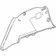 GM 84238010 Lower Quarter Trim, Rear Driver Side GM 84238010 Lower Quarter Trim, Rear Driver Side