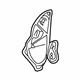 GM 84042912 Water Deflector, Inner Driver Side GM 84042912 Water Deflector, Inner Driver Side