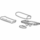 GM 22738256 Bolster, Titanium, Front GM 22738256 Bolster, Titanium, Front