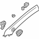 GM 22875198 Windshield Pillar Trim, Titanium, Driver Side GM 22875198 Windshield Pillar Trim, Titanium, Driver Side