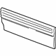 GM 12453316 Lower Molding, Front Driver Side GM 12453316 Lower Molding, Front Driver Side