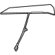 GM 84870970 Handle, Outside, Front Driver Side GM 84870970 Handle, Outside, Front Driver Side
