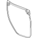 GM 84847816 Door Weatherstrip, Rear Driver Side GM 84847816 Door Weatherstrip, Rear Driver Side