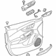 GM 84035474 Door Trim Panel, Front Passenger Side GM 84035474 Door Trim Panel, Front Passenger Side