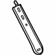 GM 13222650 Reinforcement Beam Lower Brace GM 13222650 Reinforcement Beam Lower Brace