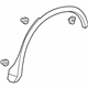 GM 84608527 Wheel Opening Molding, Black, Rear Driver Side GM 84608527 Wheel Opening Molding, Black, Rear Driver Side