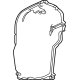 GM 85129202 Liner, Rear Wheelhouse GM 85129202 Liner, Rear Wheelhouse