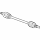 GM 84853345 Axle Shafts, Rear Passenger Side GM 84853345 Axle Shafts, Rear Passenger Side