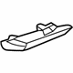 GM 39018304 Rocker Molding Front Cover, Driver Side GM 39018304 Rocker Molding Front Cover, Driver Side