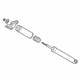 GM 84686151 Shock Absorber, Rear Upper