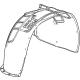 GM 26431965 Liner, Front Fender Inner Wheel House GM 26431965 Liner, Front Fender Inner Wheel House