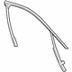 GM 26243637 Run Weatherstrip, Front Driver Side