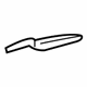 GM 15788568 Lower Seal, Rear Driver Side GM 15788568 Lower Seal, Rear Driver Side