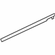 GM 20940623 Belt Molding, Rear Passenger Side GM 20940623 Belt Molding, Rear Passenger Side