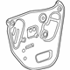 GM 84390009 Water Deflector, Front Driver Side GM 84390009 Water Deflector, Front Driver Side