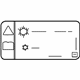 GM 95182931 A/C Label GM 95182931 A/C Label