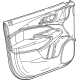 GM 42851018 Door Trim Panel, Front Passenger Side GM 42851018 Door Trim Panel, Front Passenger Side