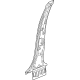 GM 60008625 Inner Center Pillar, Driver Side GM 60008625 Inner Center Pillar, Driver Side