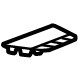 GM 85707587 Liner-Front Side Door Pull Cup *Backen Blackk GM 85707587 Liner-Front Side Door Pull Cup *Backen Blackk