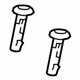 GM 94516865 Headrest Guide GM 94516865 Headrest Guide