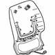 GM 23241179 Seat Back Panel, Front