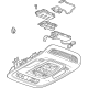 GM 84661206 Overhead Console, Black