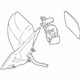 GM 19167159 Mirror Assembly, Rear Driver Side