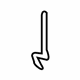 GM 25718652 Lock Rod, Passenger Side
