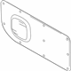 GM 19316935 Upper Trim Panel, Rear Passenger Side GM 19316935 Upper Trim Panel, Rear Passenger Side
