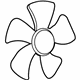 GM 25767914 Cooling Fan, Passenger Side
