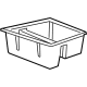 GM 84381656 Tray, Black, Front GM 84381656 Tray, Black, Front