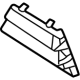 GM 86816761 Filler-Front Grille *Black