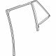 GM 42841781 Weatherstrip, Rear Side Door Window Glass Running GM 42841781 Weatherstrip, Rear Side Door Window Glass Running